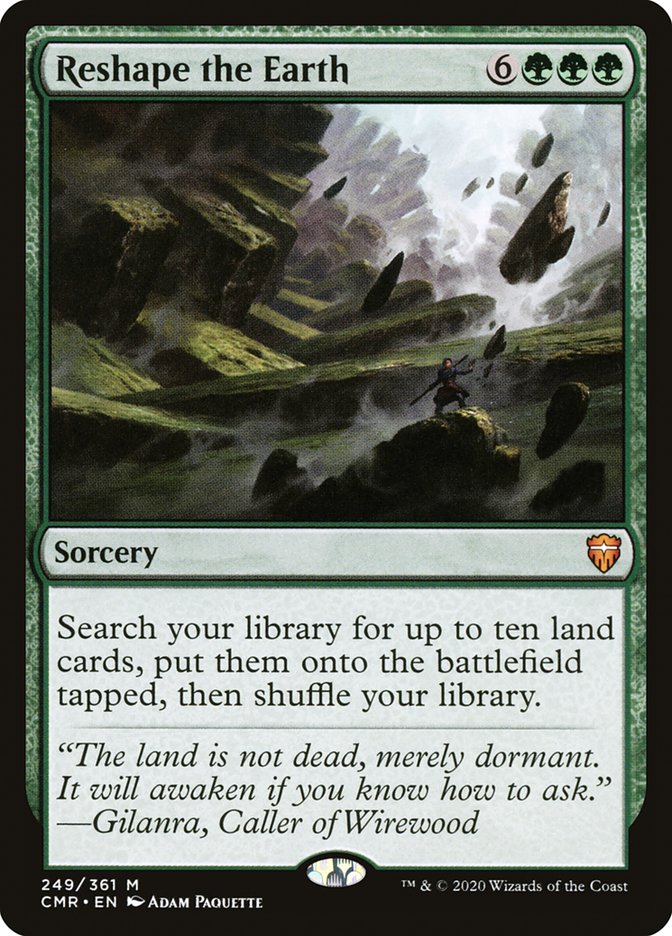Reshape the Earth [Commander Legends] MTG Single Magic: The Gathering | Red Claw Gaming