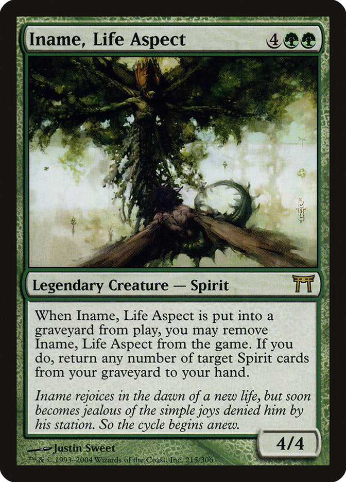 Iname, Life Aspect [Champions of Kamigawa] MTG Single Magic: The Gathering | Red Claw Gaming