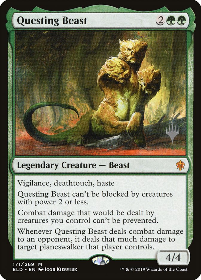 Questing Beast (Promo Pack) [Throne of Eldraine Promos] MTG Single Magic: The Gathering | Red Claw Gaming