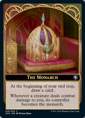 Dragon Spirit // The Monarch Double-Sided Token [Dungeons & Dragons: Adventures in the Forgotten Realms Commander Tokens] MTG Single Magic: The Gathering | Red Claw Gaming