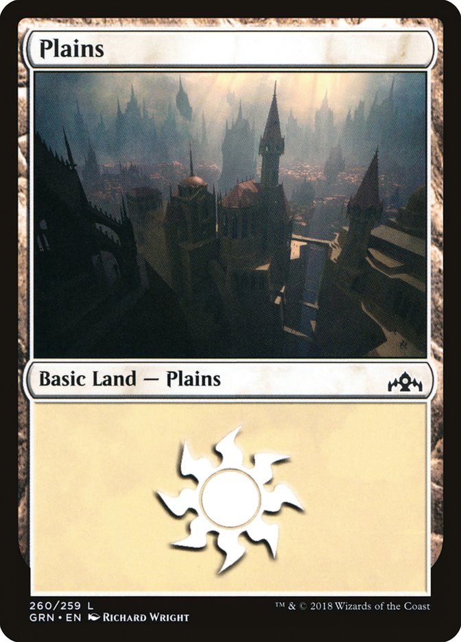 Plains (260) [Guilds of Ravnica] MTG Single Magic: The Gathering | Red Claw Gaming
