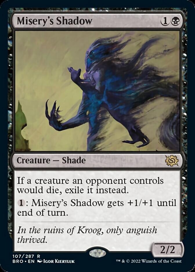 Misery's Shadow [The Brothers' War] MTG Single Magic: The Gathering | Red Claw Gaming