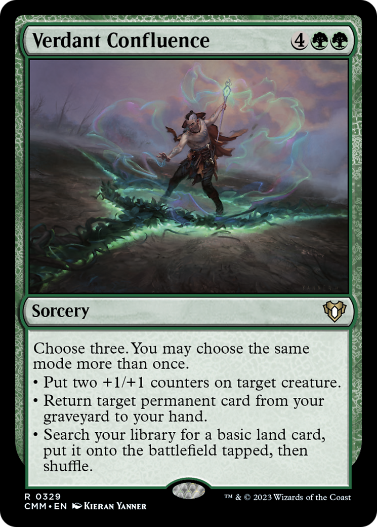 Verdant Confluence [Commander Masters] MTG Single Magic: The Gathering | Red Claw Gaming