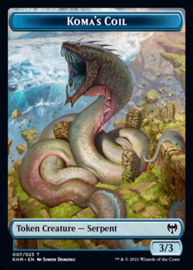 Koma's Coil Token [Kaldheim Tokens] MTG Single Magic: The Gathering | Red Claw Gaming