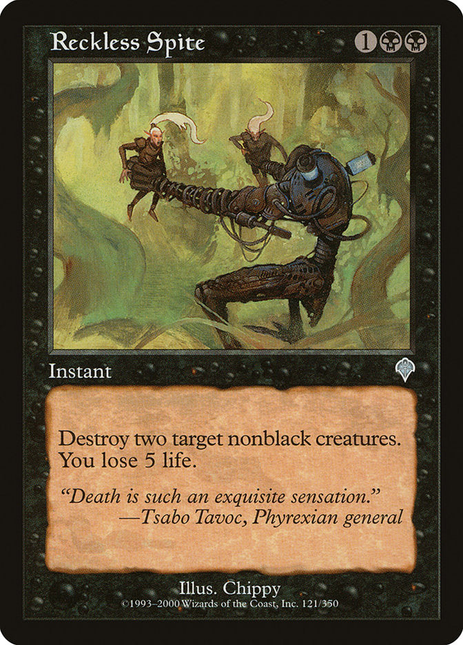 Reckless Spite [Invasion] MTG Single Magic: The Gathering | Red Claw Gaming