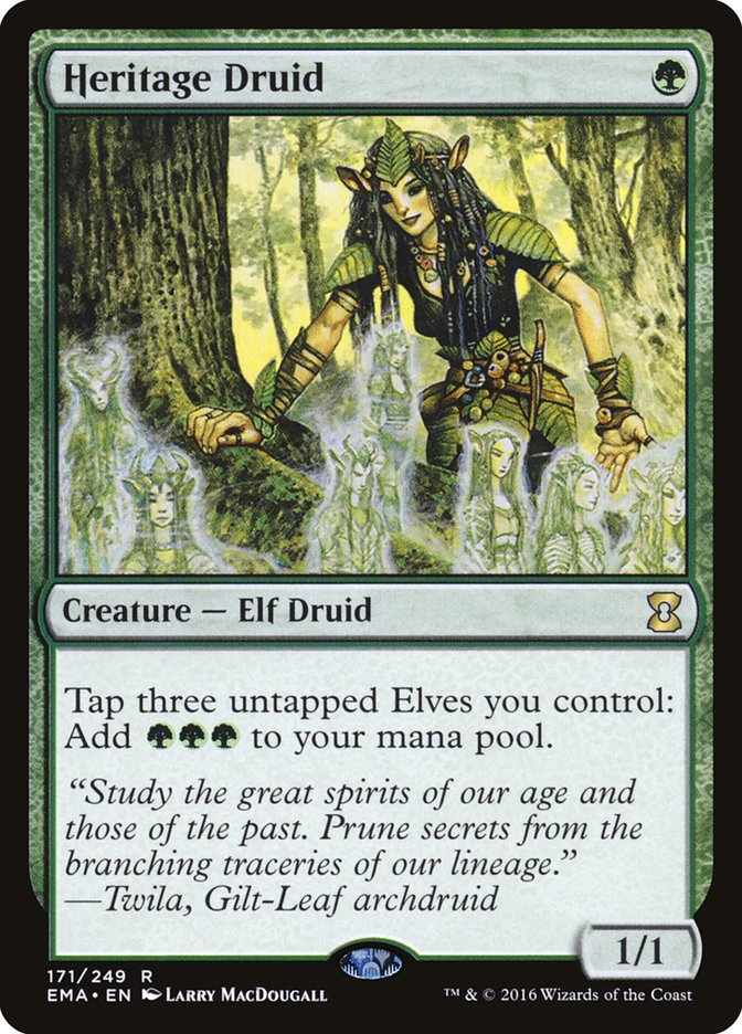 Heritage Druid [Eternal Masters] MTG Single Magic: The Gathering | Red Claw Gaming