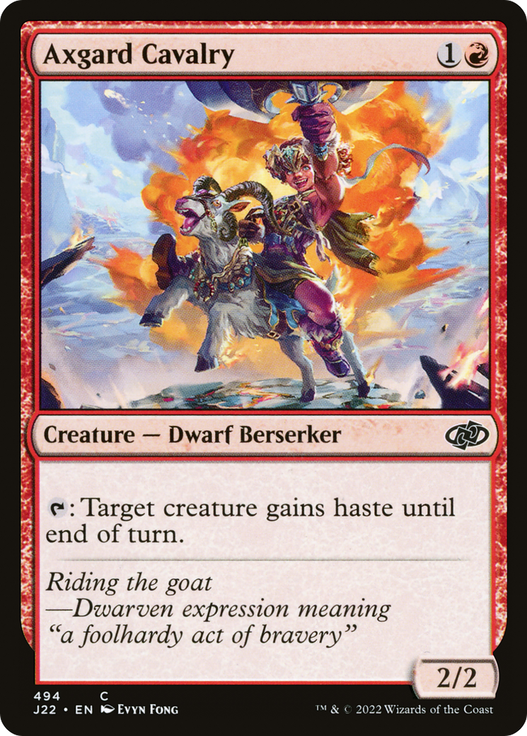 Axgard Cavalry [Jumpstart 2022] MTG Single Magic: The Gathering | Red Claw Gaming