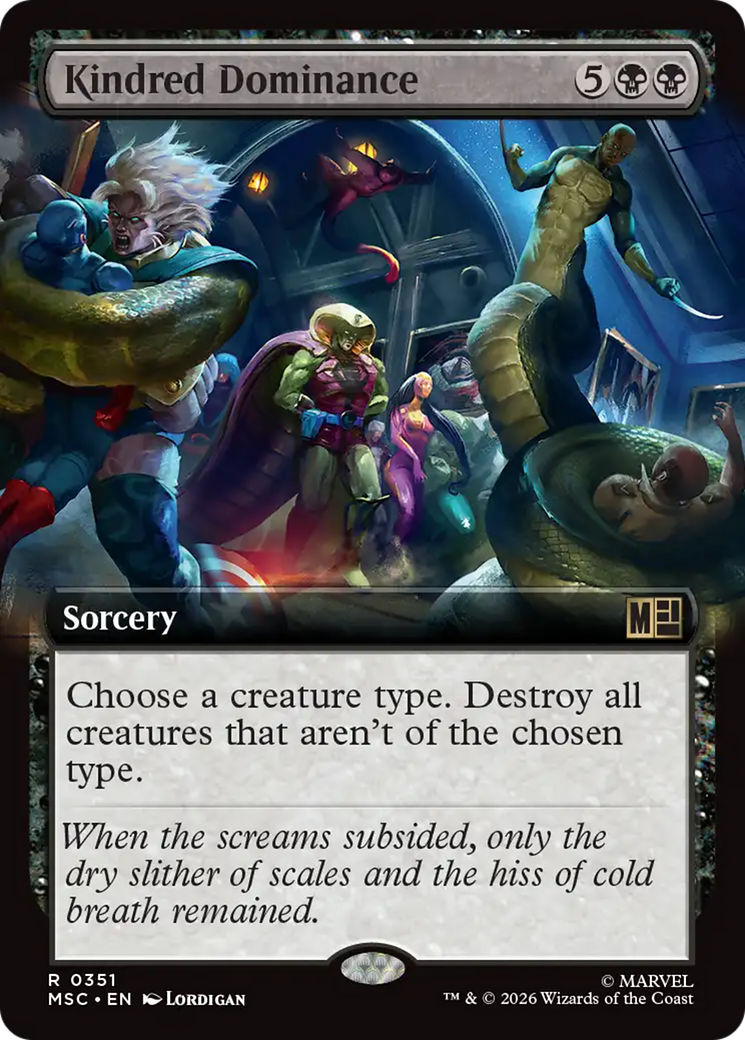 Kindred Dominance (Extended Art) [Marvel Super Heroes Commander] | Red Claw Gaming