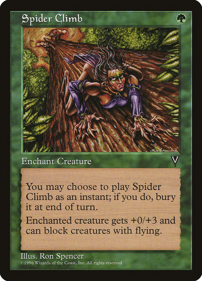 Spider Climb [Visions] MTG Single Magic: The Gathering | Red Claw Gaming