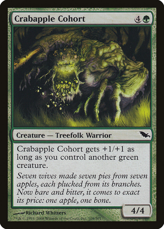 Crabapple Cohort [Shadowmoor] MTG Single Magic: The Gathering | Red Claw Gaming