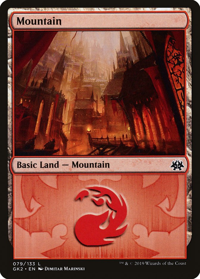 Mountain (79) [Ravnica Allegiance Guild Kit] MTG Single Magic: The Gathering | Red Claw Gaming
