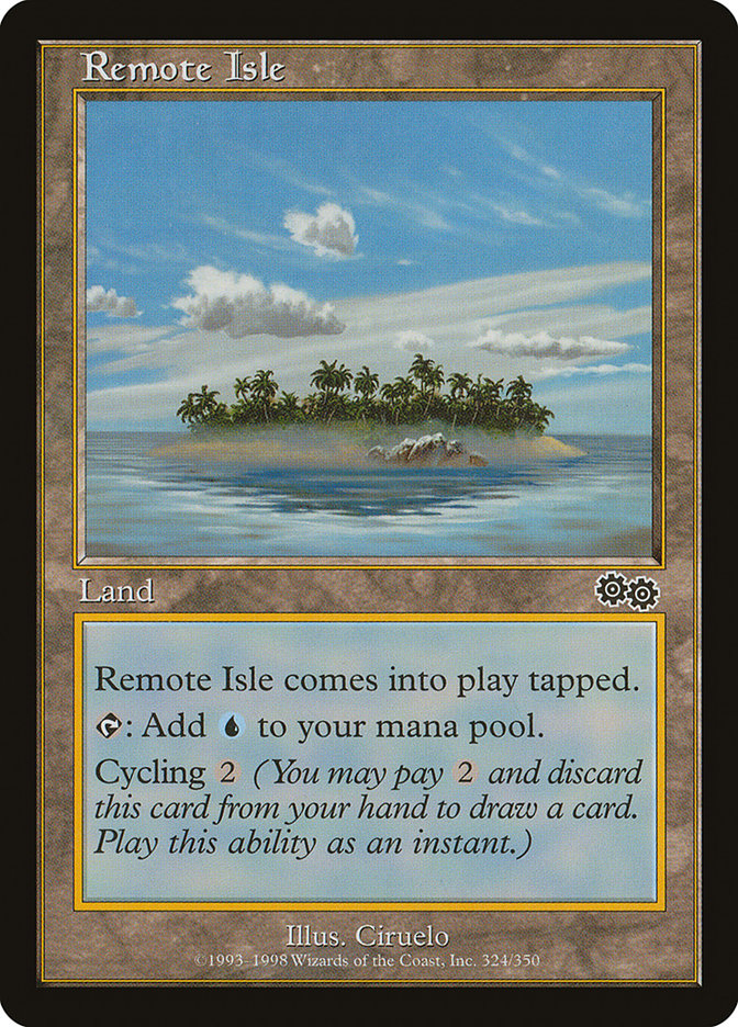 Remote Isle [Urza's Saga] MTG Single Magic: The Gathering | Red Claw Gaming