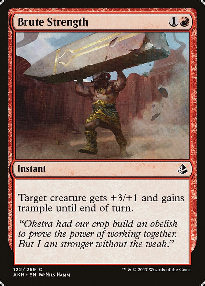 Brute Strength [Amonkhet] MTG Single Magic: The Gathering | Red Claw Gaming