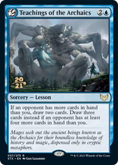Teachings of the Archaics [Strixhaven: School of Mages Prerelease Promos] MTG Single Magic: The Gathering | Red Claw Gaming