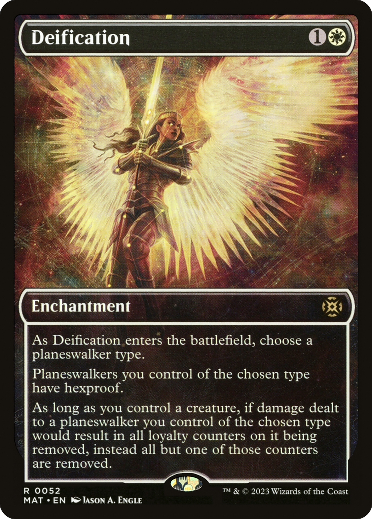 Deification (Showcase) [March of the Machine: The Aftermath] MTG Single Magic: The Gathering | Red Claw Gaming