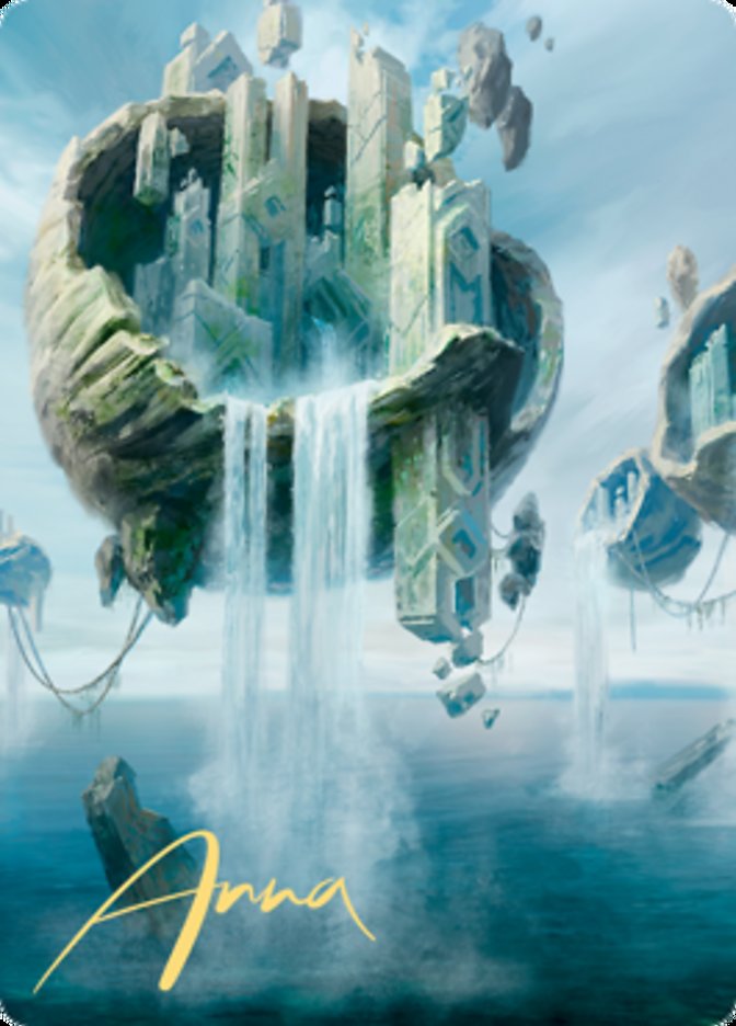 Island 2 Art Card (Gold-Stamped Signature) [Zendikar Rising Art Series] MTG Single Magic: The Gathering | Red Claw Gaming