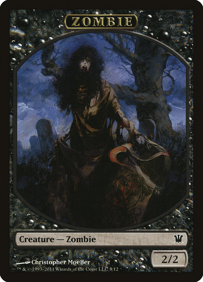 Zombie Token (8/12) [Innistrad Tokens] MTG Single Magic: The Gathering | Red Claw Gaming