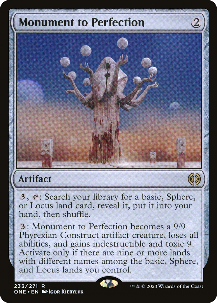 Monument to Perfection [Phyrexia: All Will Be One] MTG Single Magic: The Gathering | Red Claw Gaming