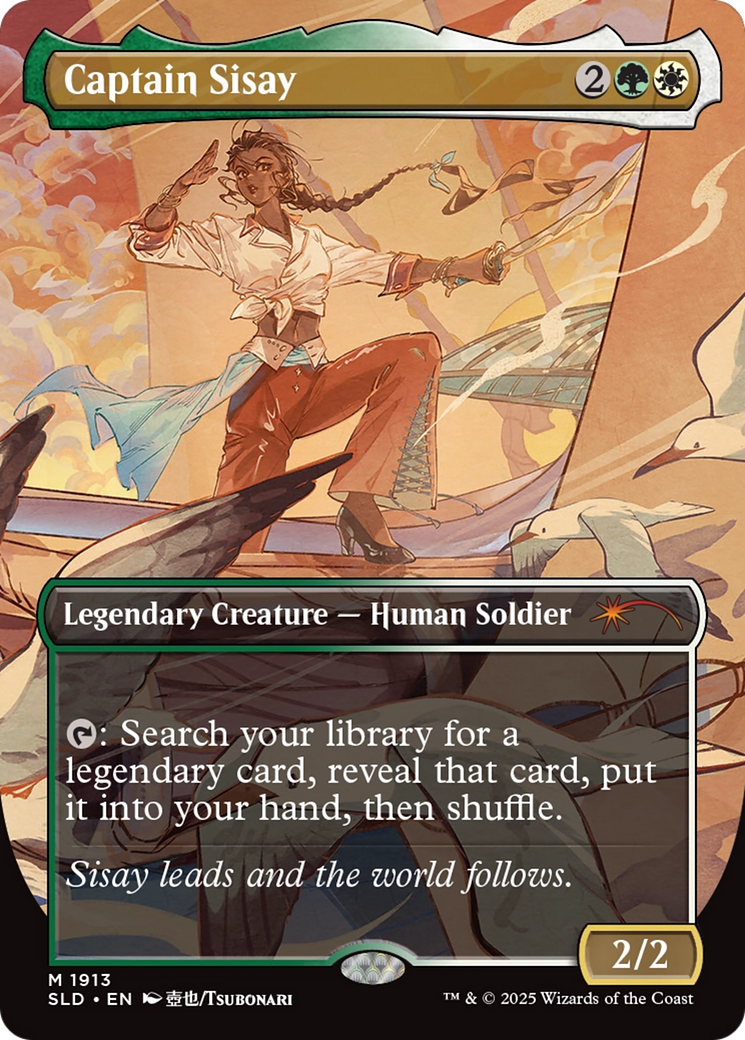 Captain Sisay (1913) (Rainbow Foil) [Secret Lair Drop Series] MTG Single Magic: The Gathering | Red Claw Gaming