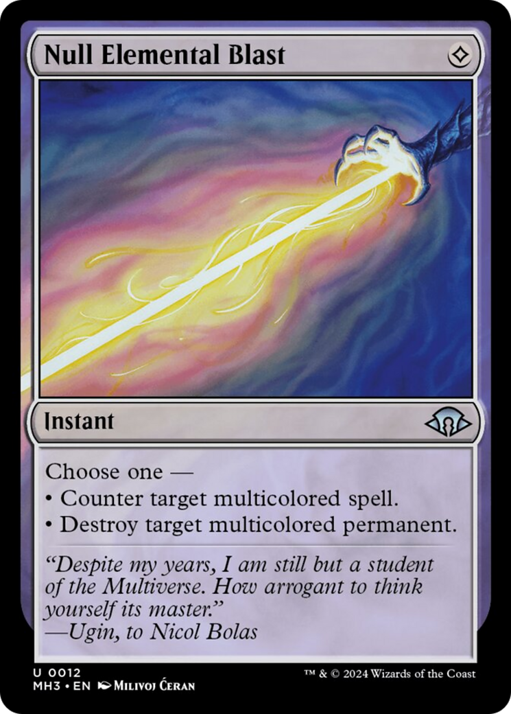 Null Elemental Blast [Modern Horizons 3] MTG Single Magic: The Gathering    | Red Claw Gaming