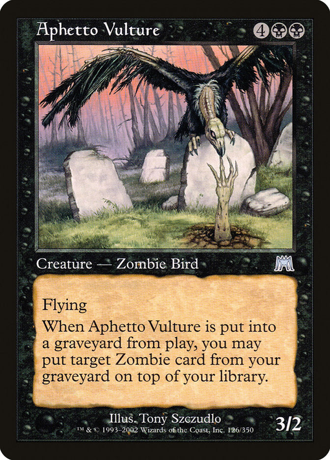 Aphetto Vulture [Onslaught] MTG Single Magic: The Gathering | Red Claw Gaming