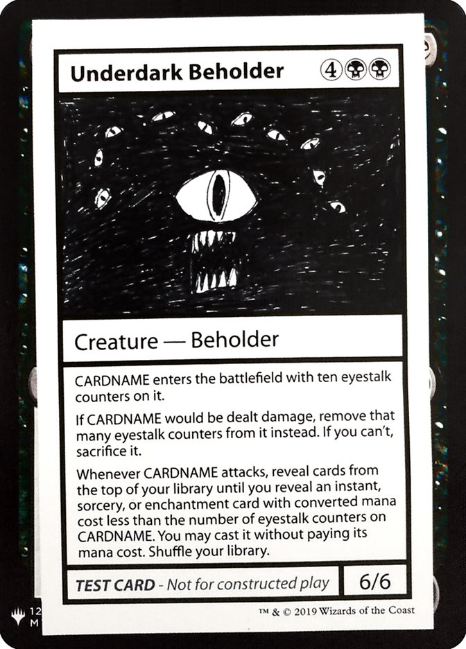 Underdark Beholder [Mystery Booster Playtest Cards] MTG Single Magic: The Gathering | Red Claw Gaming