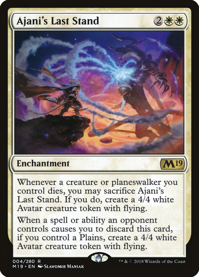 Ajani's Last Stand [Core Set 2019] MTG Single Magic: The Gathering | Red Claw Gaming