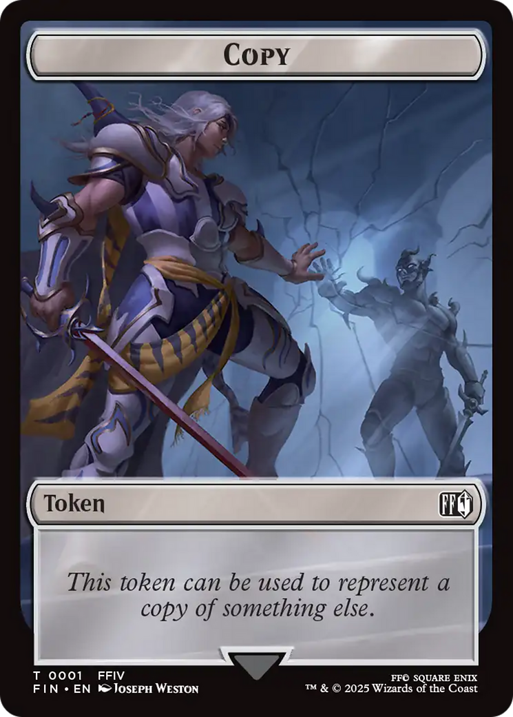 Hero (0003) // Copy (0001) Double-Sided Token [FINAL FANTASY Tokens] MTG Single Magic: The Gathering | Red Claw Gaming
