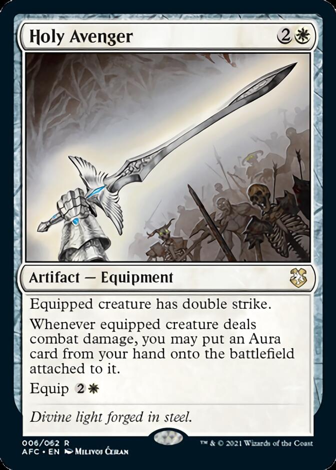 Holy Avenger [Dungeons & Dragons: Adventures in the Forgotten Realms Commander] MTG Single Magic: The Gathering | Red Claw Gaming