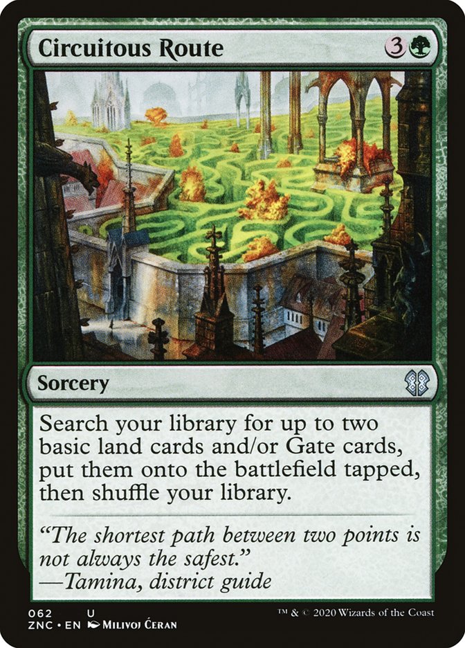 Circuitous Route [Zendikar Rising Commander] MTG Single Magic: The Gathering | Red Claw Gaming
