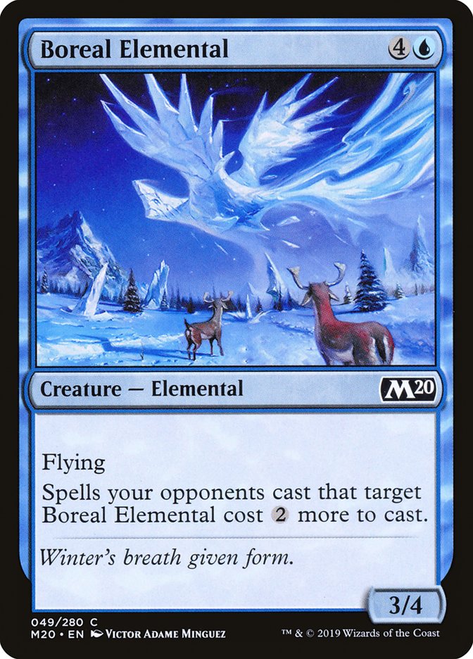 Boreal Elemental [Core Set 2020] MTG Single Magic: The Gathering | Red Claw Gaming