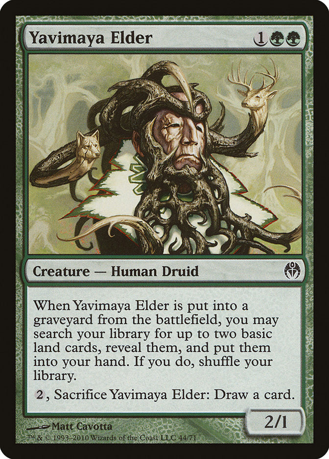 Yavimaya Elder [Duel Decks: Phyrexia vs. the Coalition] MTG Single Magic: The Gathering | Red Claw Gaming