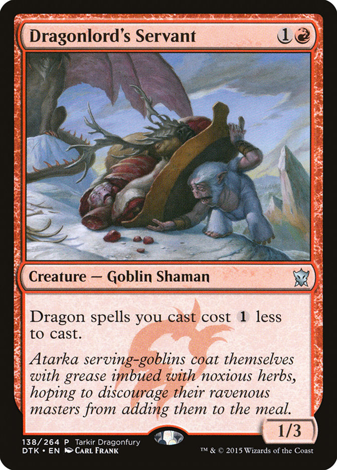 Dragonlord's Servant [Tarkir Dragonfury] MTG Single Magic: The Gathering | Red Claw Gaming