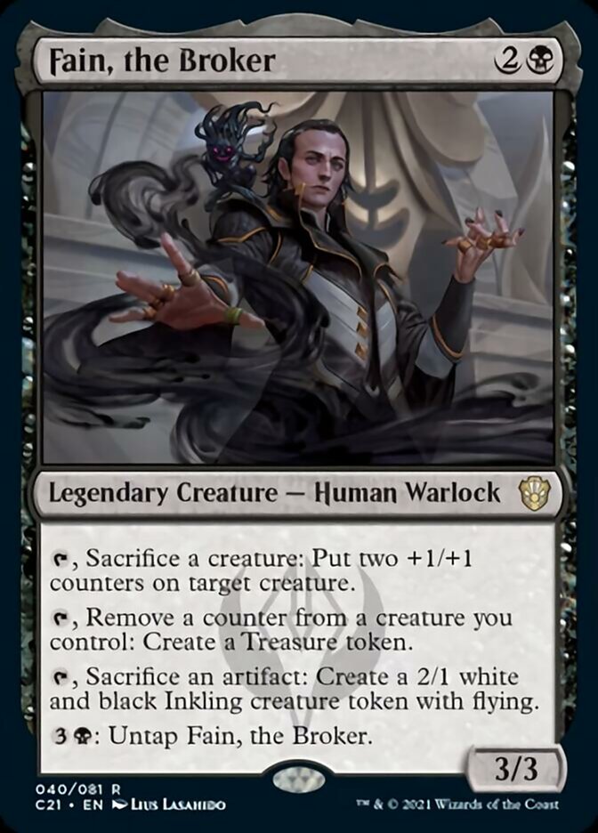 Fain, the Broker [Commander 2021] MTG Single Magic: The Gathering | Red Claw Gaming