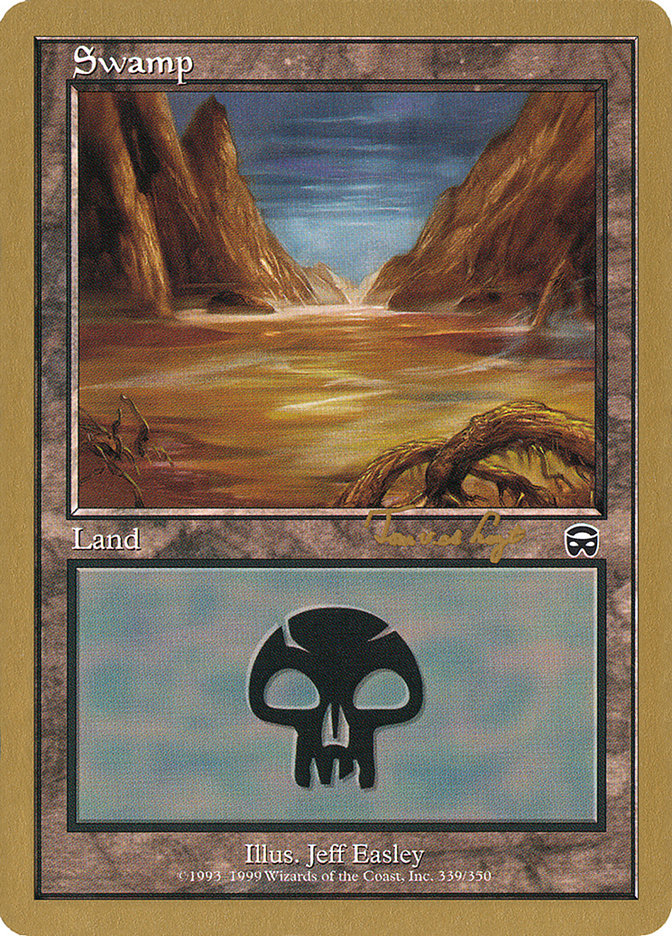 Swamp (tvdl339a) (Tom van de Logt) [World Championship Decks 2001] MTG Single Magic: The Gathering | Red Claw Gaming