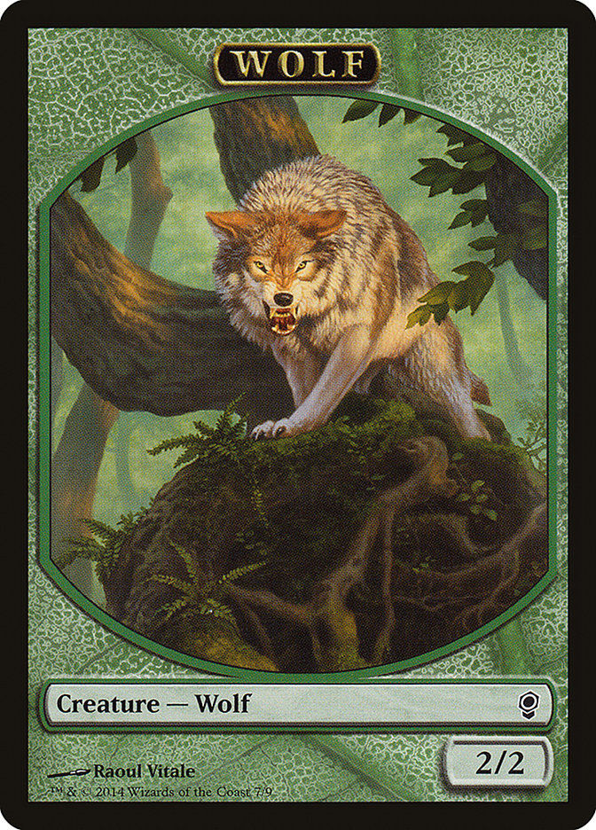 Wolf Token [Conspiracy Tokens] MTG Single Magic: The Gathering | Red Claw Gaming