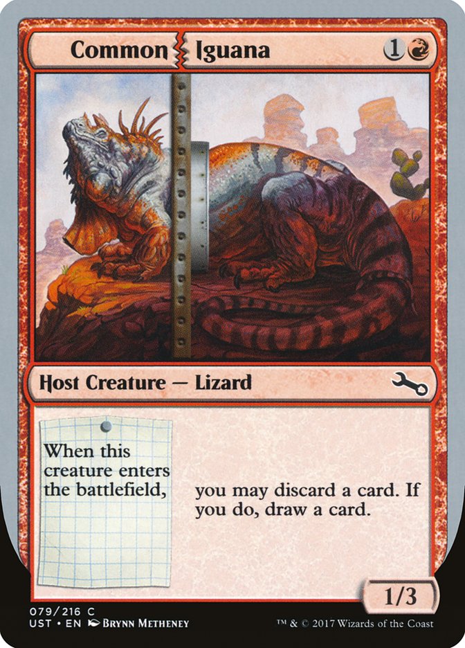 Common Iguana [Unstable] MTG Single Magic: The Gathering | Red Claw Gaming
