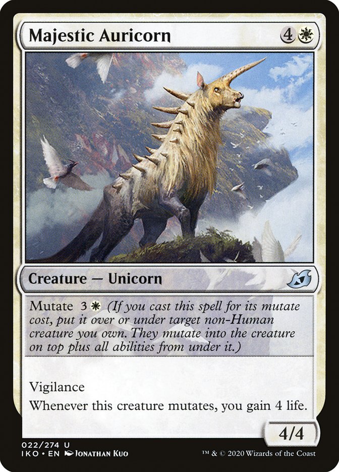 Majestic Auricorn [Ikoria: Lair of Behemoths] MTG Single Magic: The Gathering | Red Claw Gaming