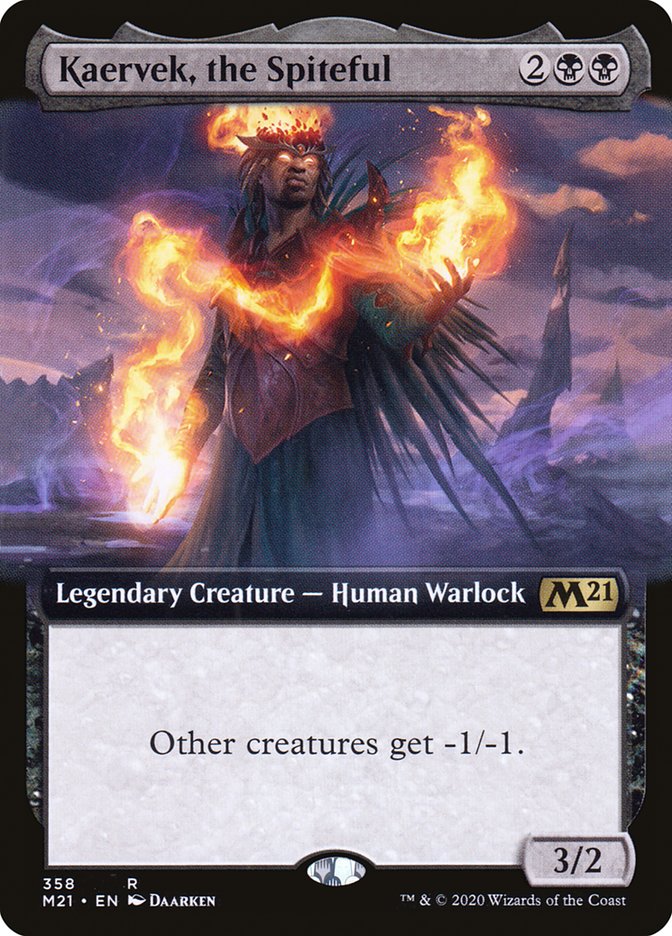 Kaervek, the Spiteful (Extended Art) [Core Set 2021] MTG Single Magic: The Gathering | Red Claw Gaming