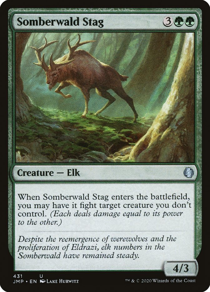 Somberwald Stag [Jumpstart] MTG Single Magic: The Gathering | Red Claw Gaming