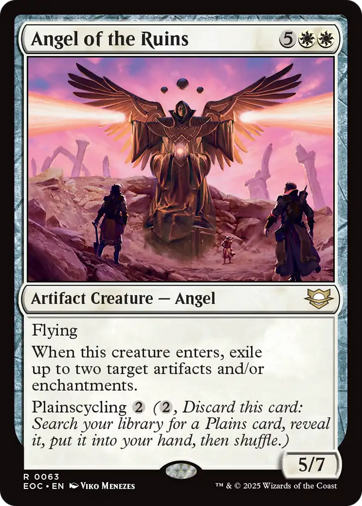Angel of the Ruins [Edge of Eternities Commander] MTG Single Magic: The Gathering | Red Claw Gaming