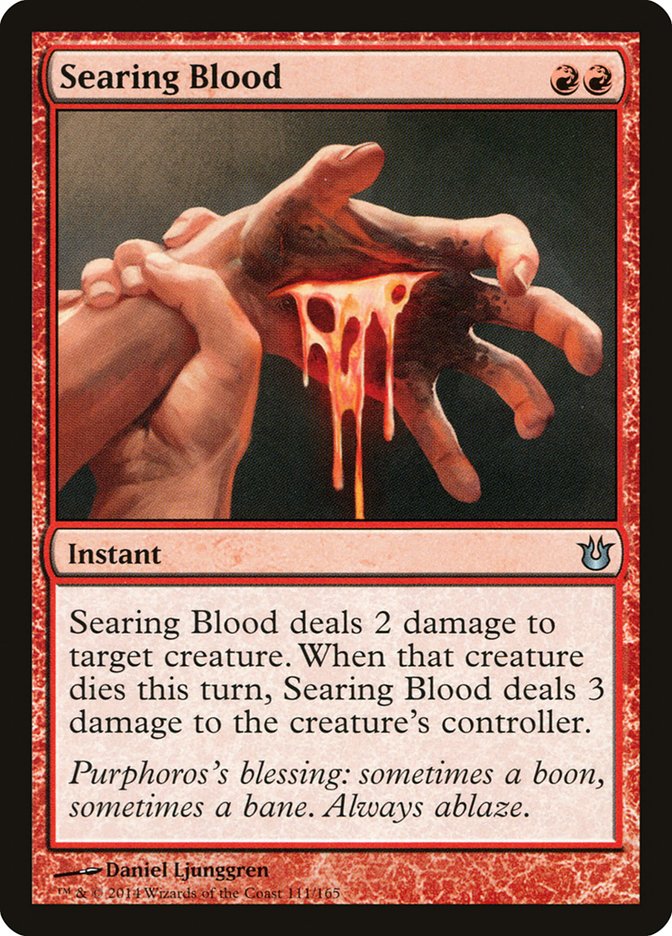 Searing Blood [Born of the Gods] MTG Single Magic: The Gathering | Red Claw Gaming