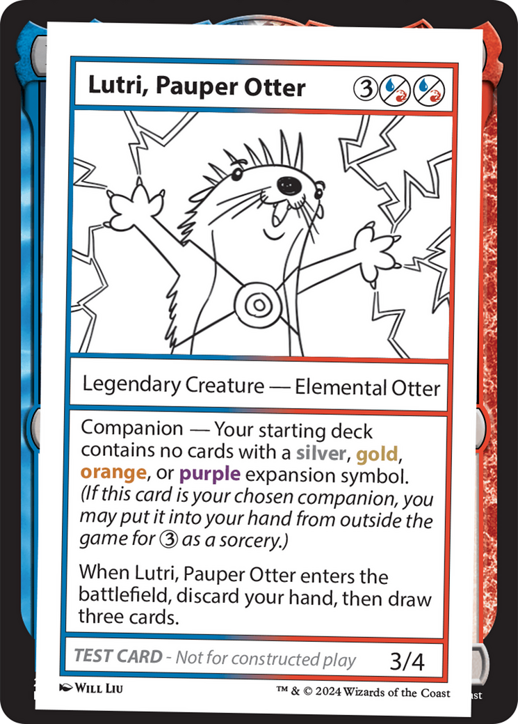 Lutri, Pauper Otter [Mystery Booster 2 Playtest Cards] MTG Single Magic: The Gathering | Red Claw Gaming