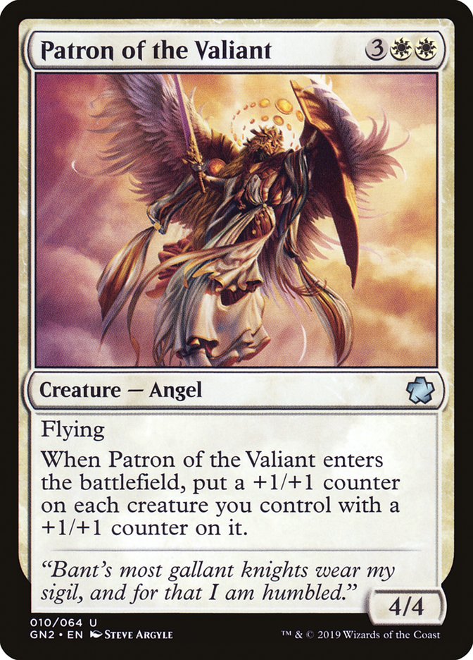Patron of the Valiant [Game Night 2019] MTG Single Magic: The Gathering | Red Claw Gaming