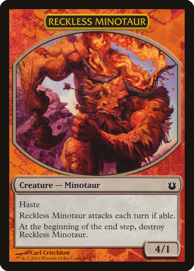 Reckless Minotaur [Born of the Gods Battle the Horde] MTG Single Magic: The Gathering | Red Claw Gaming