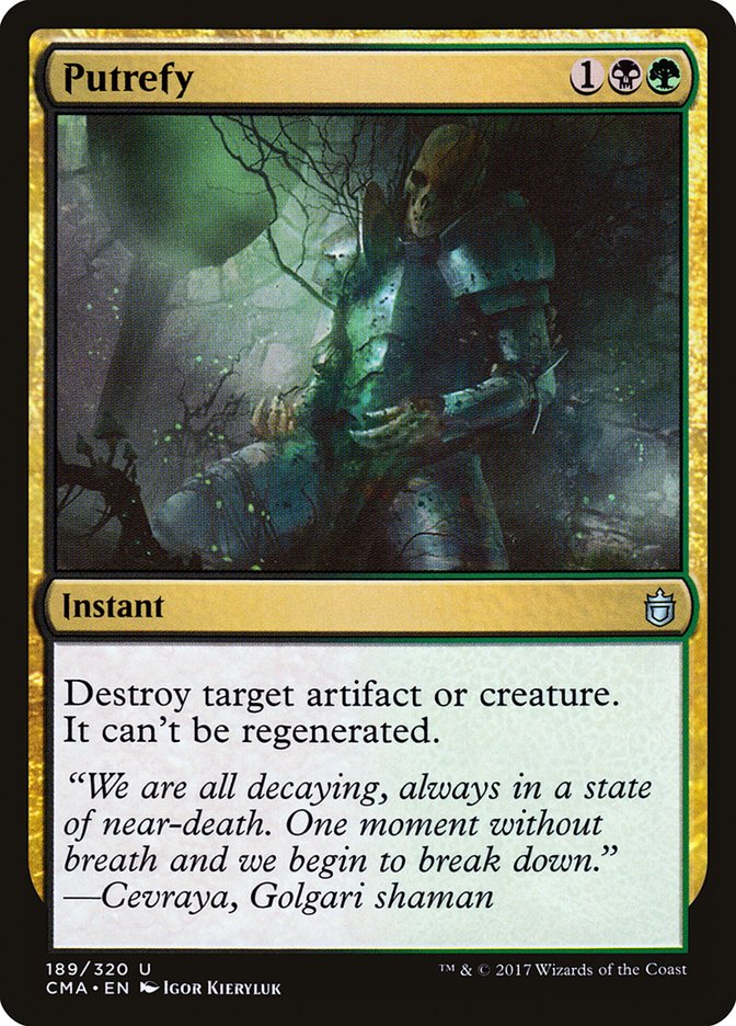 Putrefy [Commander Anthology] MTG Single Magic: The Gathering | Red Claw Gaming