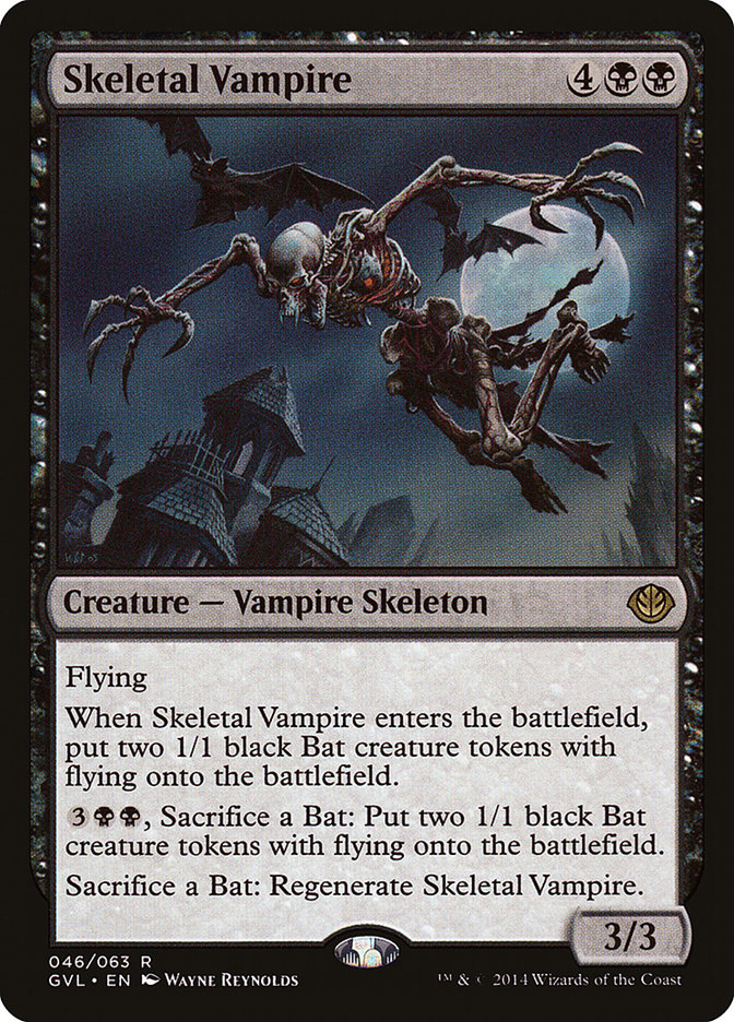 Skeletal Vampire (Garruk vs. Liliana) [Duel Decks Anthology] MTG Single Magic: The Gathering | Red Claw Gaming