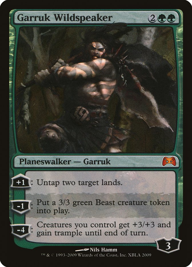 Garruk Wildspeaker (Duels of the Planeswalkers Promos) [Duels of the Planeswalkers Promos 2009] MTG Single Magic: The Gathering | Red Claw Gaming