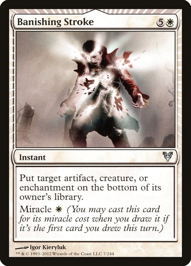 Banishing Stroke [Avacyn Restored] MTG Single Magic: The Gathering | Red Claw Gaming
