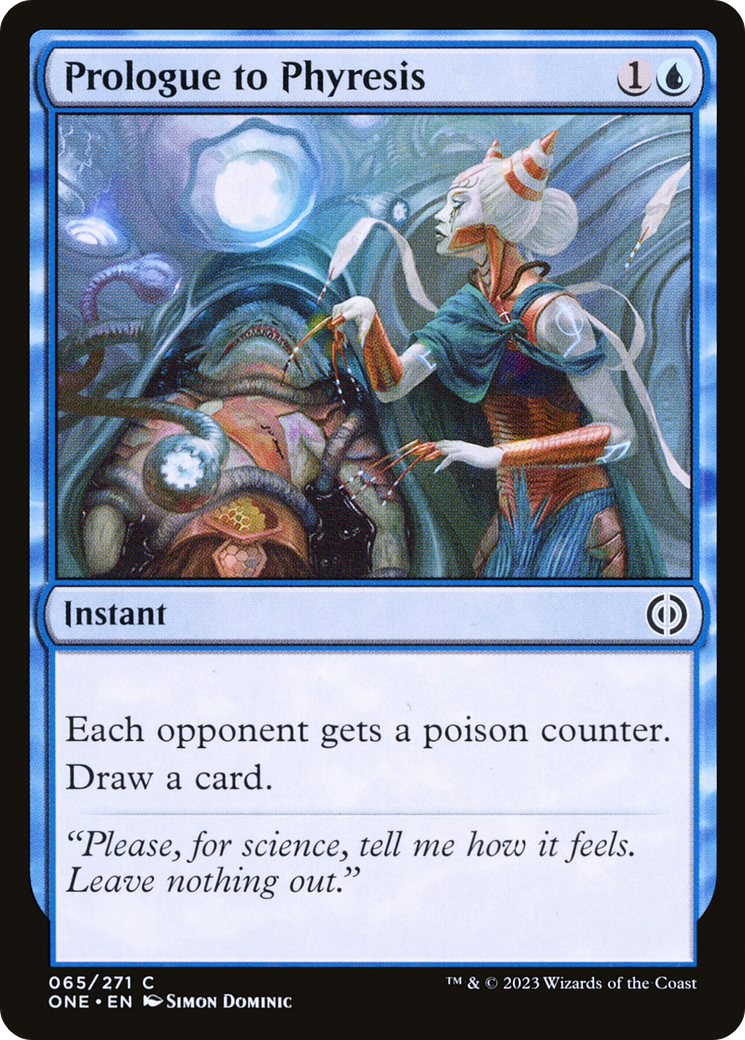 Prologue to Phyresis [Phyrexia: All Will Be One] MTG Single Magic: The Gathering | Red Claw Gaming